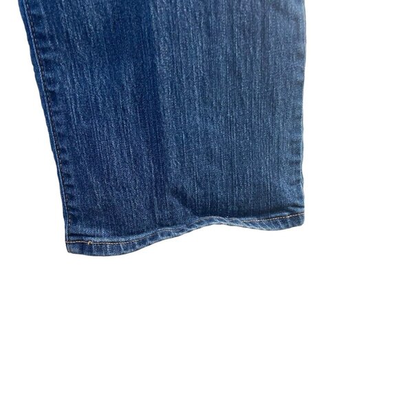 Old Navy Women Med Wash Curvy Mid Rise Bootcut Distressed Denim Jeans Size 12 - Picture 7 of 13